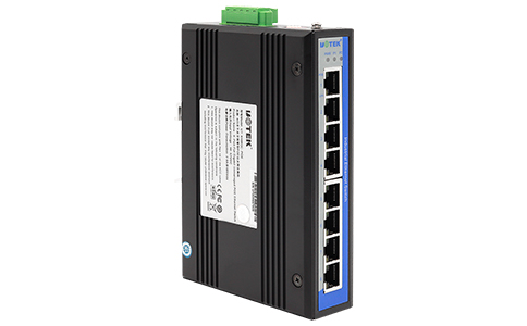 工業(yè)POE網絡供電交換機_UT-6408GC-POE 8口全千兆非網管型POE以太網交換機