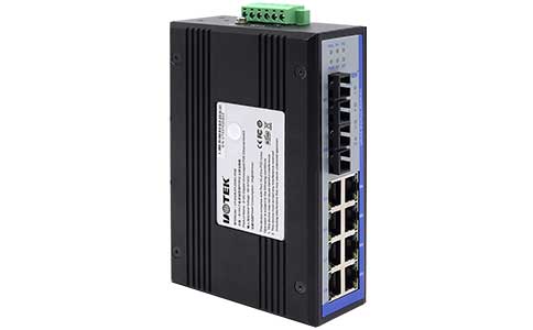 工業(yè)網絡供電交換機_UT-6428 8+2G千兆非網管型POE以太網交換機